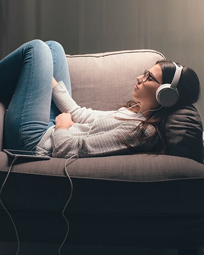 Música y meditar rejuvenece