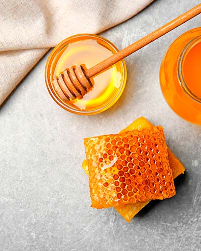 Miel para receta del pudín de chía