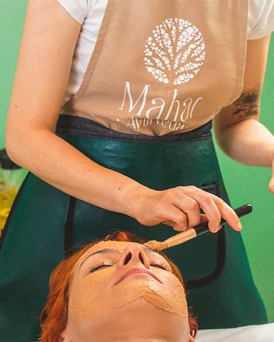 Facial ayurvédico