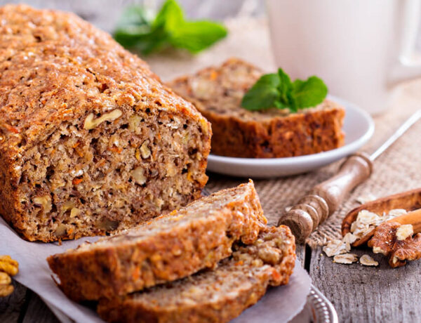 Pan rápido de avena y almendras