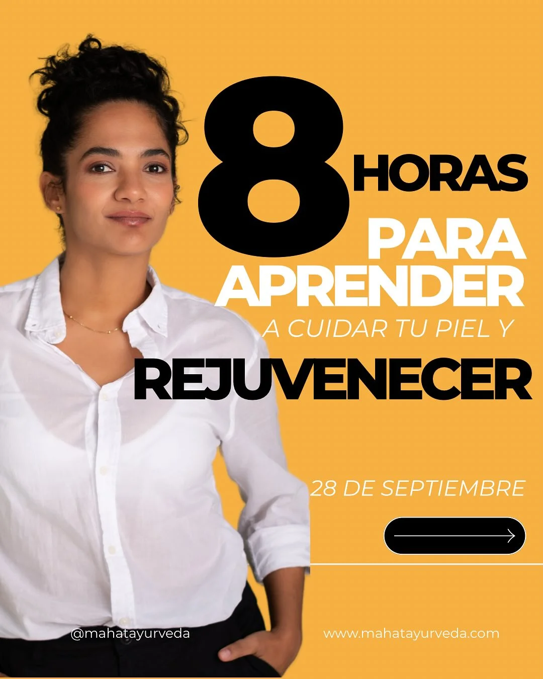 8 Horas para aprender cuidar tu piel y rejuvenecer